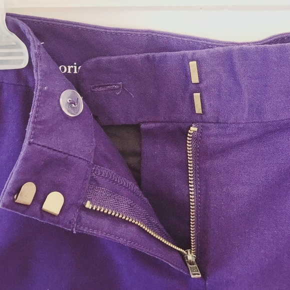 NWT LOFT Purple Shorts - Picture 3 of 11